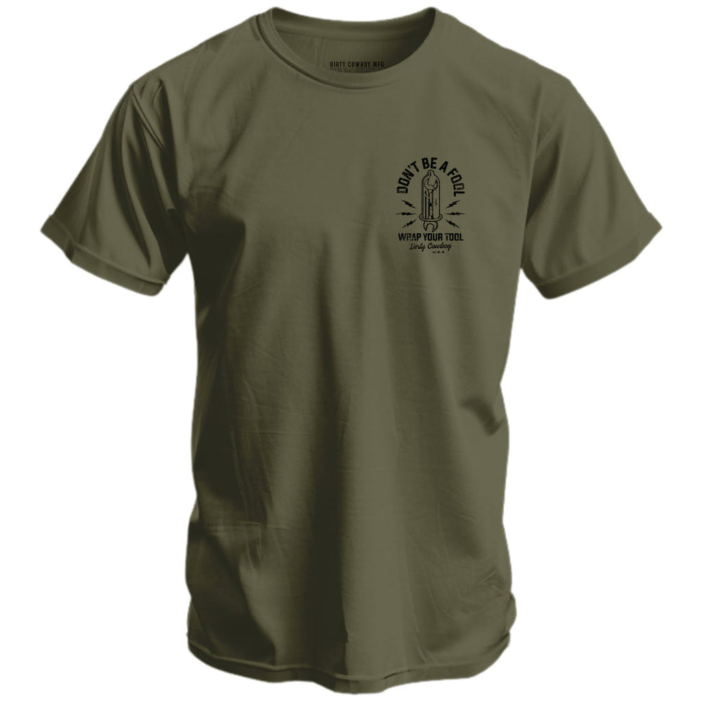 Don't Be a Fool. Wrap Your Tool Men's - Adult & Kids T-Shirts, Sweatshirts & Hoodies apparel design preview 10