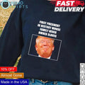 Trump first president in history whose family never - Adult & Kids T-Shirts, Sweatshirts & Hoodies apparel design preview 1