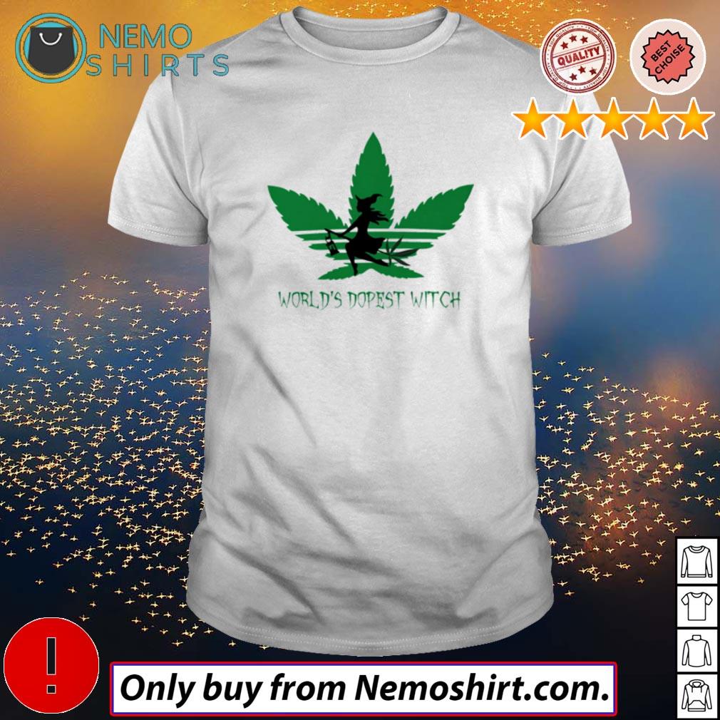 Weed world's dopest witch Halloween - Adult & Kids T-Shirts, Sweatshirts & Hoodies apparel design preview 1