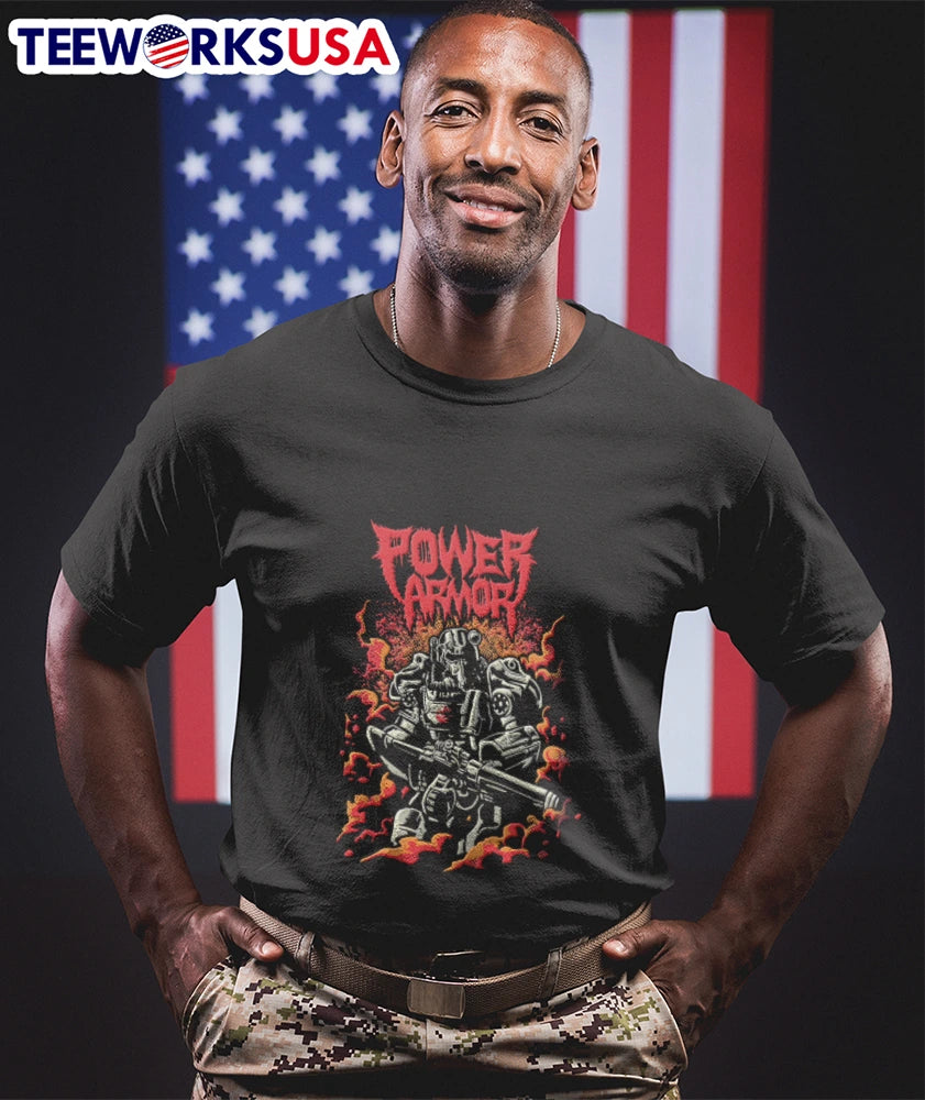 Radioactive Power Fallout Gamer - Adult & Kids T-Shirts, Sweatshirts & Hoodies apparel design preview 1
