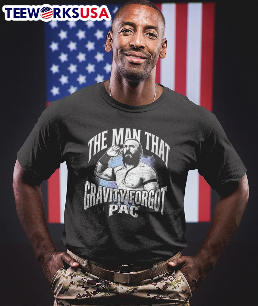 The MAN That Gravity Forgot PAC - Adult & Kids T-Shirts, Sweatshirts & Hoodies apparel design preview 1