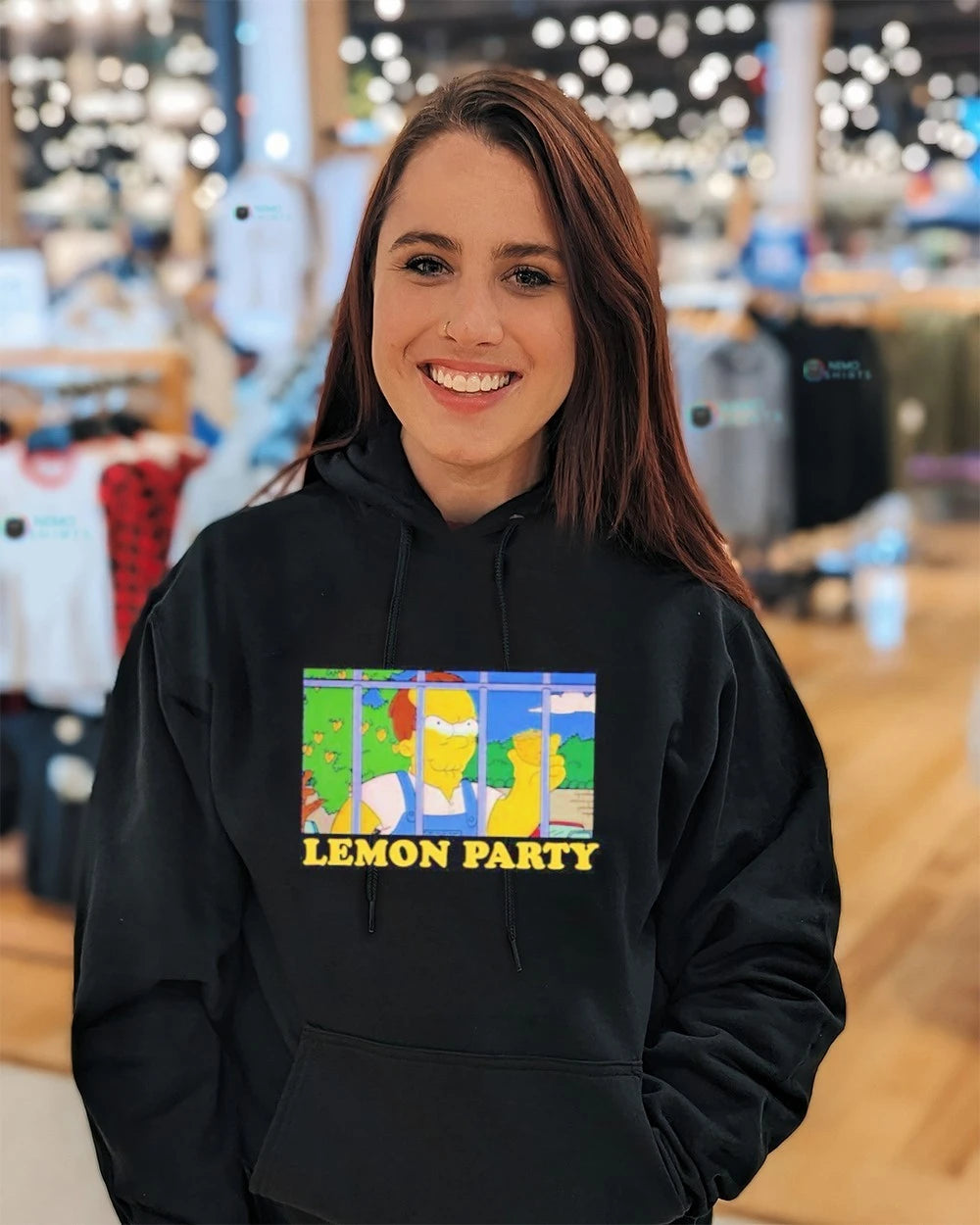 The Simpsons Lemon Party meme parody - Adult & Kids T-Shirts, Sweatshirts & Hoodies apparel design preview 3