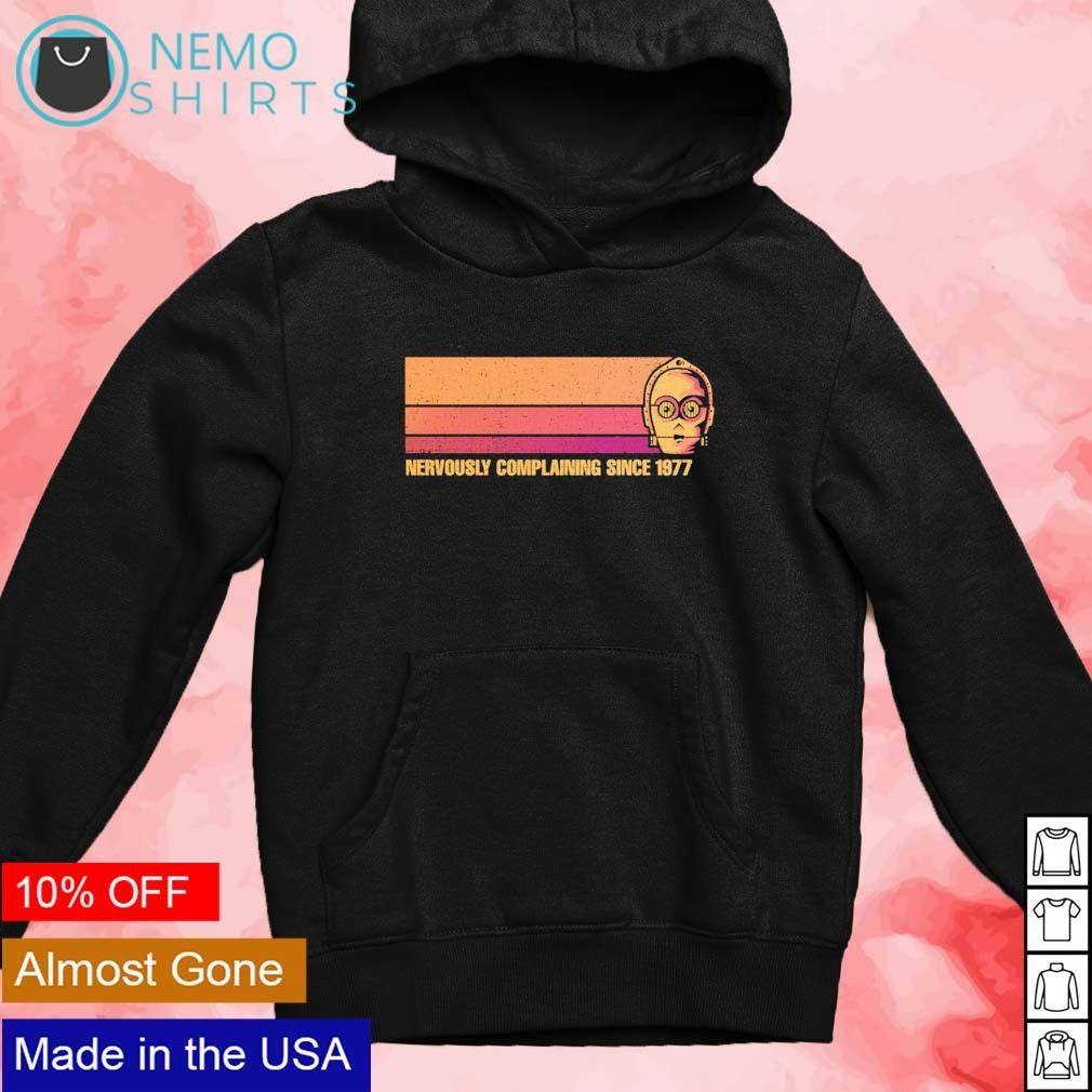 Nervously complaining since 1977 - Adult & Kids T-Shirts, Sweatshirts & Hoodies apparel design preview 4