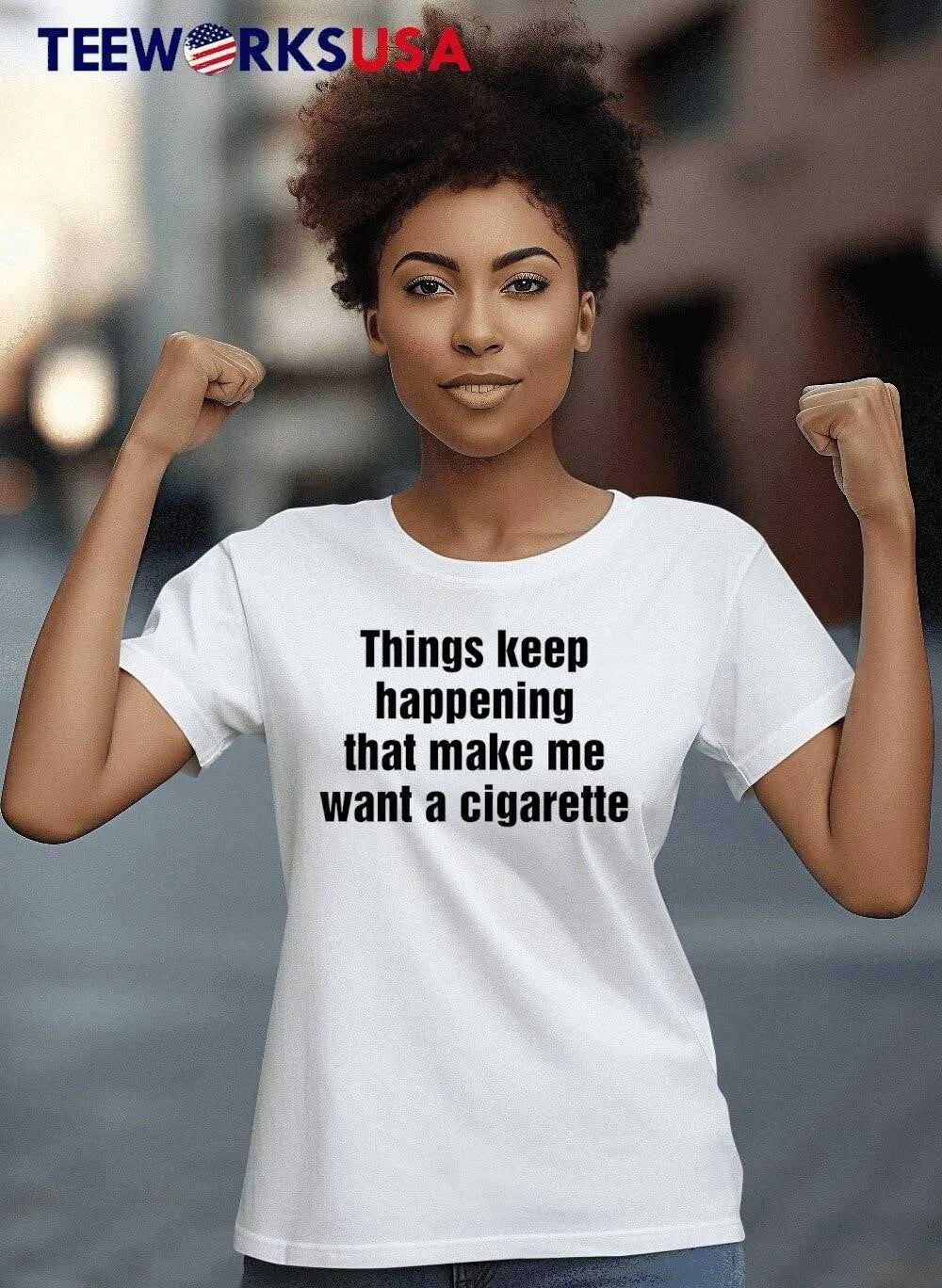 Stress Relief Relatable Slogan Things Keep Happening - Adult & Kids T-Shirts, Sweatshirts & Hoodies apparel design preview 6