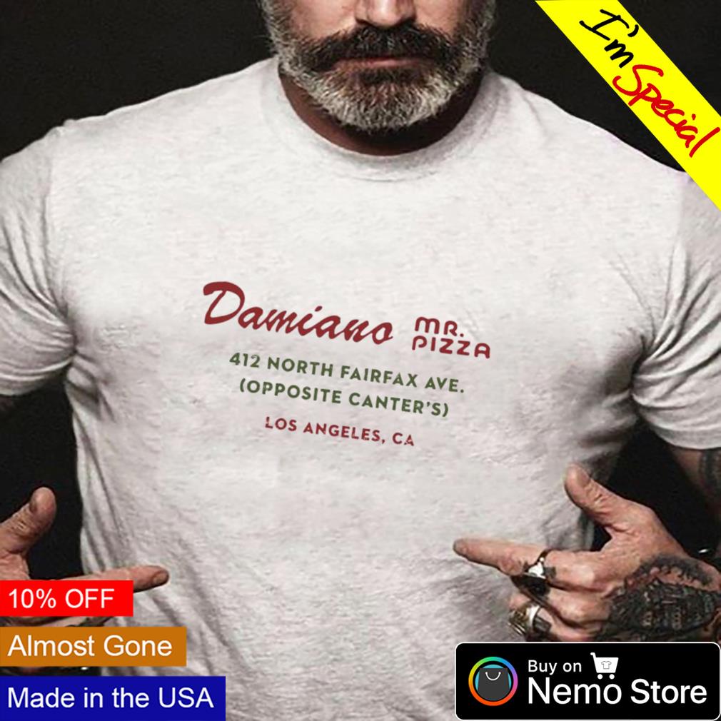 Damiano Mr. Pizza Los Angeles - Adult & Kids T-Shirts, Sweatshirts & Hoodies apparel design preview 4