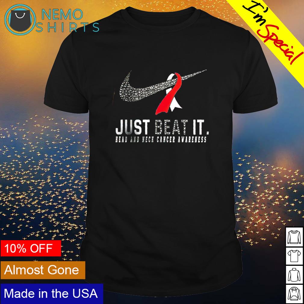 Just beat it head and neck cancer awareness - Adult & Kids T-Shirts, Sweatshirts & Hoodies apparel design preview 1