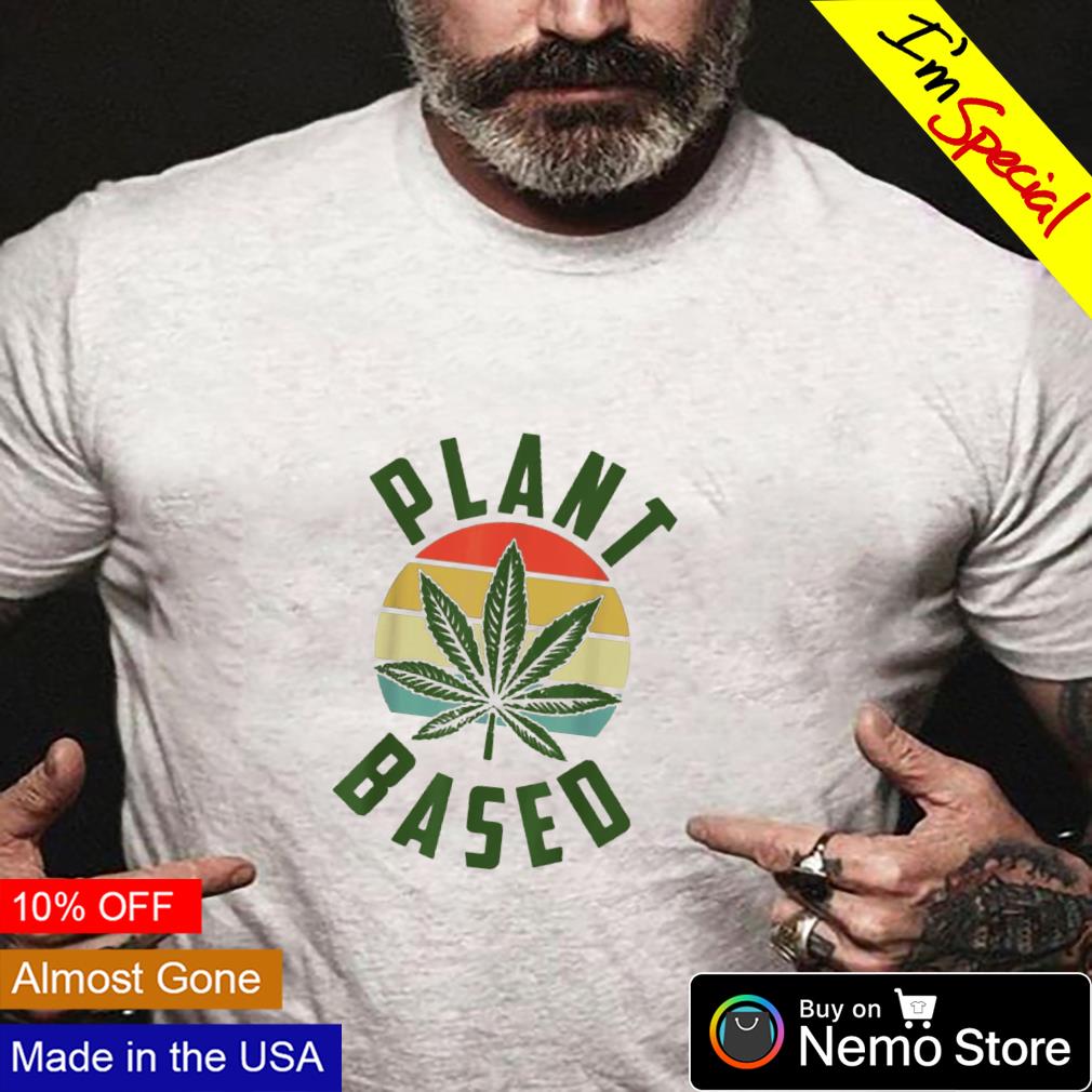 Weed plant based vintage - Adult & Kids T-Shirts, Sweatshirts & Hoodies apparel design preview 4