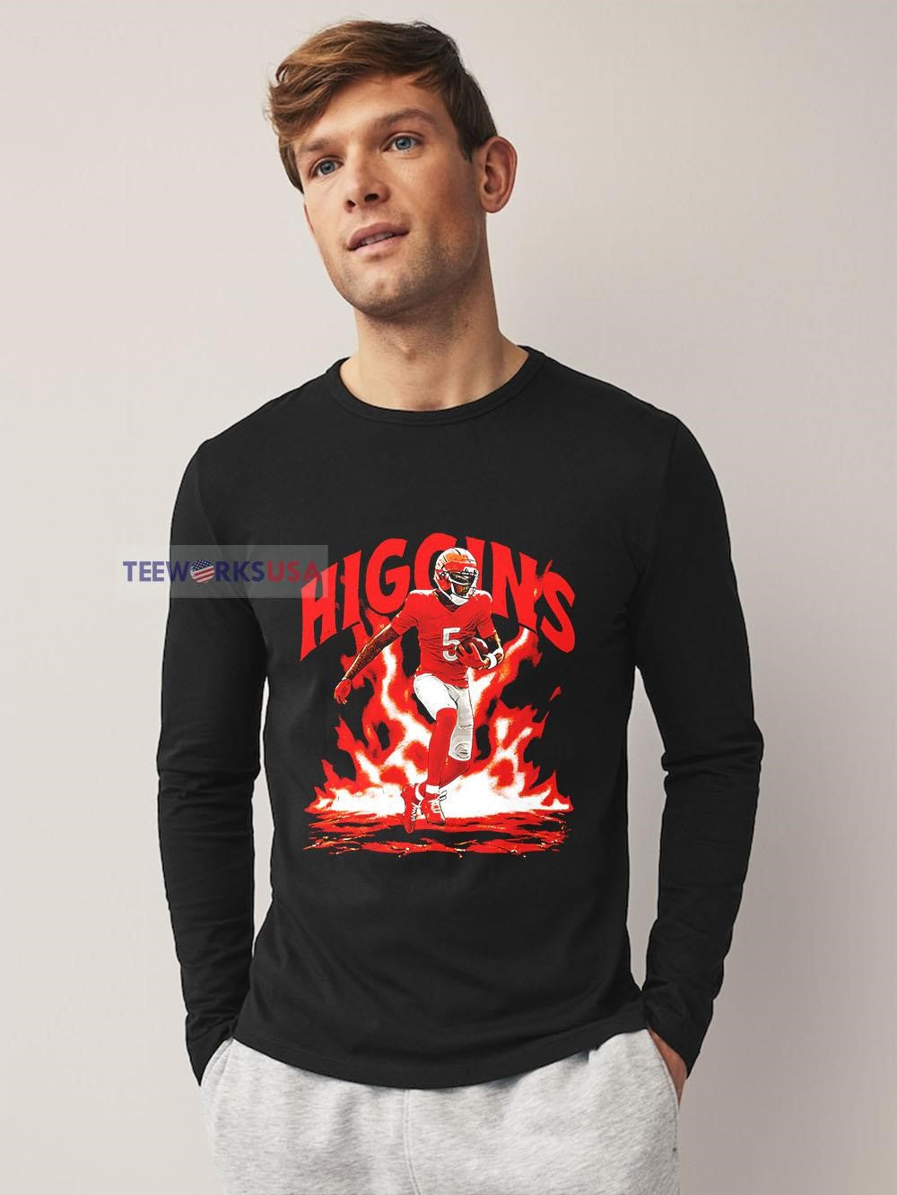 Higgins Cincinnati Aura - Adult & Kids T-Shirts, Sweatshirts & Hoodies apparel design preview 3