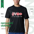 Peace love firefighter Cincinnati Reds - Adult & Kids T-Shirts, Sweatshirts & Hoodies apparel design preview 1