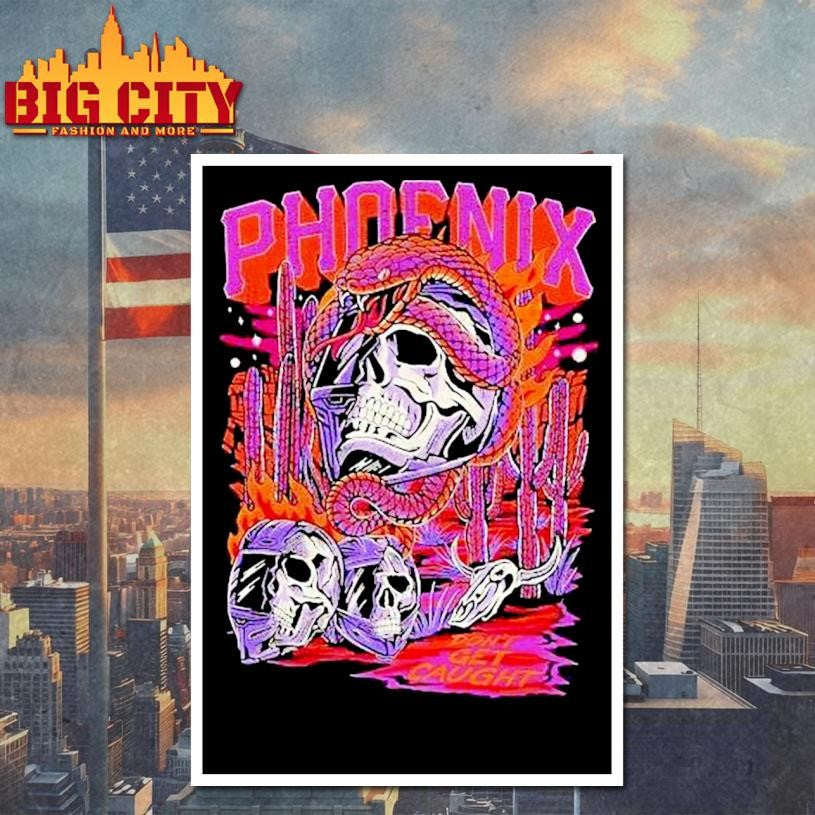 Ghost Racing Phoenix Don't Get Caught Skulls - Adult & Kids T-Shirts, Sweatshirts & Hoodies apparel design preview 4