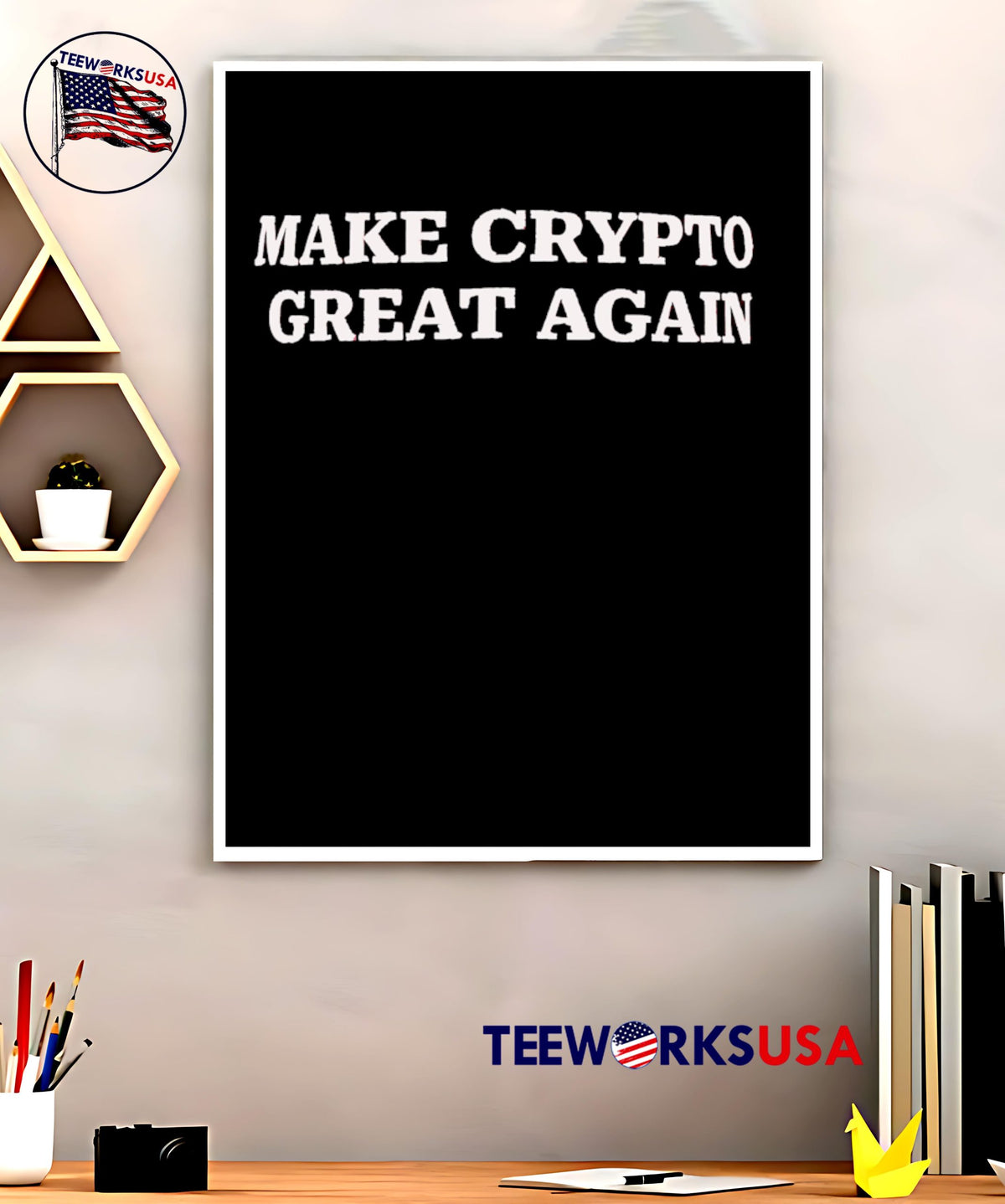 Make Crypto Great Again - Adult & Kids T-Shirts, Sweatshirts & Hoodies apparel design preview 5
