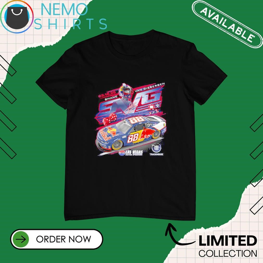 Shane Van Gisbergen Red Bull Las vegas motor speedway - Adult & Kids T-Shirts, Sweatshirts & Hoodies apparel design preview 1