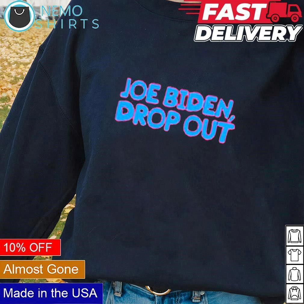 Joe Biden drop out of race - Adult & Kids T-Shirts, Sweatshirts & Hoodies apparel design preview 1