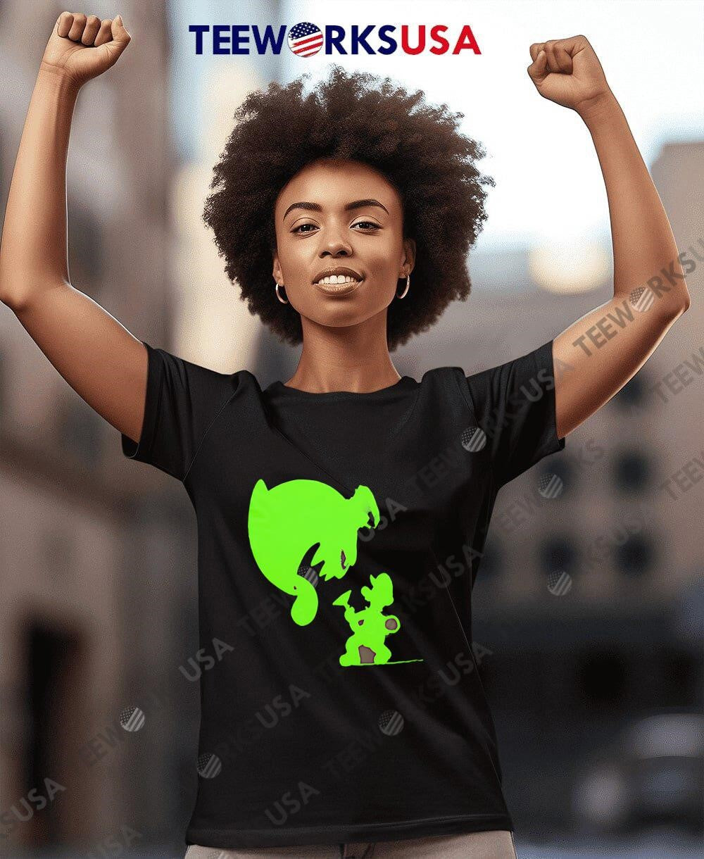 Luigi's Mansion Glow In The Dark - Adult & Kids T-Shirts, Sweatshirts & Hoodies apparel design preview 7