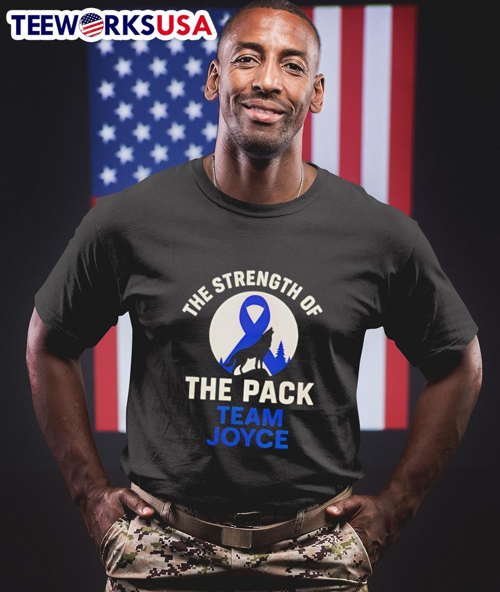 Wolf the strength of pack team Joyce - Adult & Kids T-Shirts, Sweatshirts & Hoodies apparel design preview 1