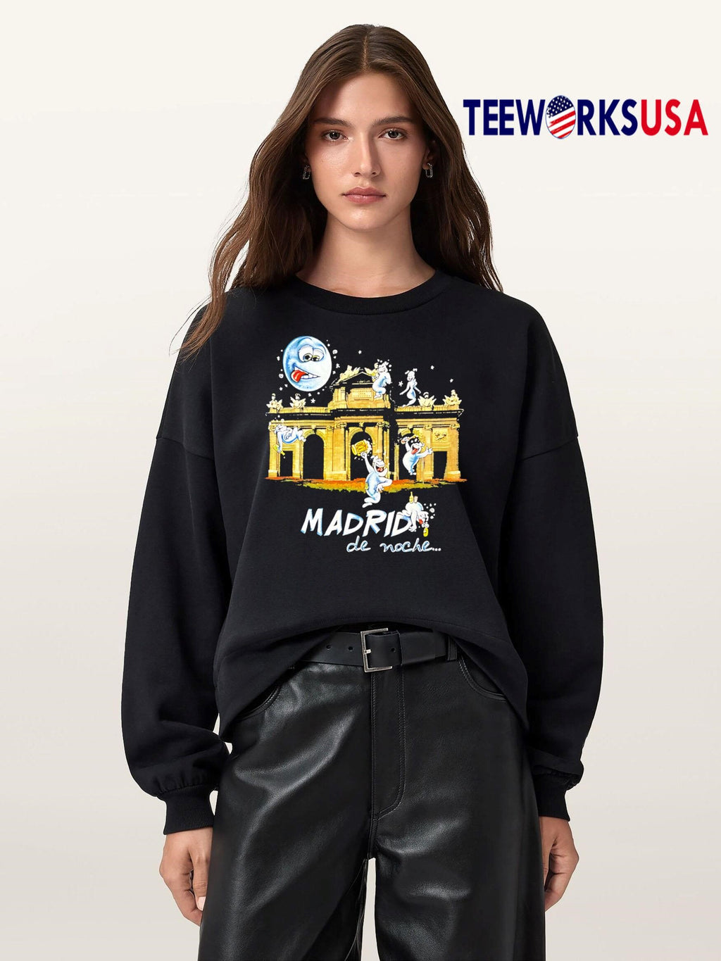 Madrid de Noche beer - Adult & Kids T-Shirts, Sweatshirts & Hoodies apparel design preview 5