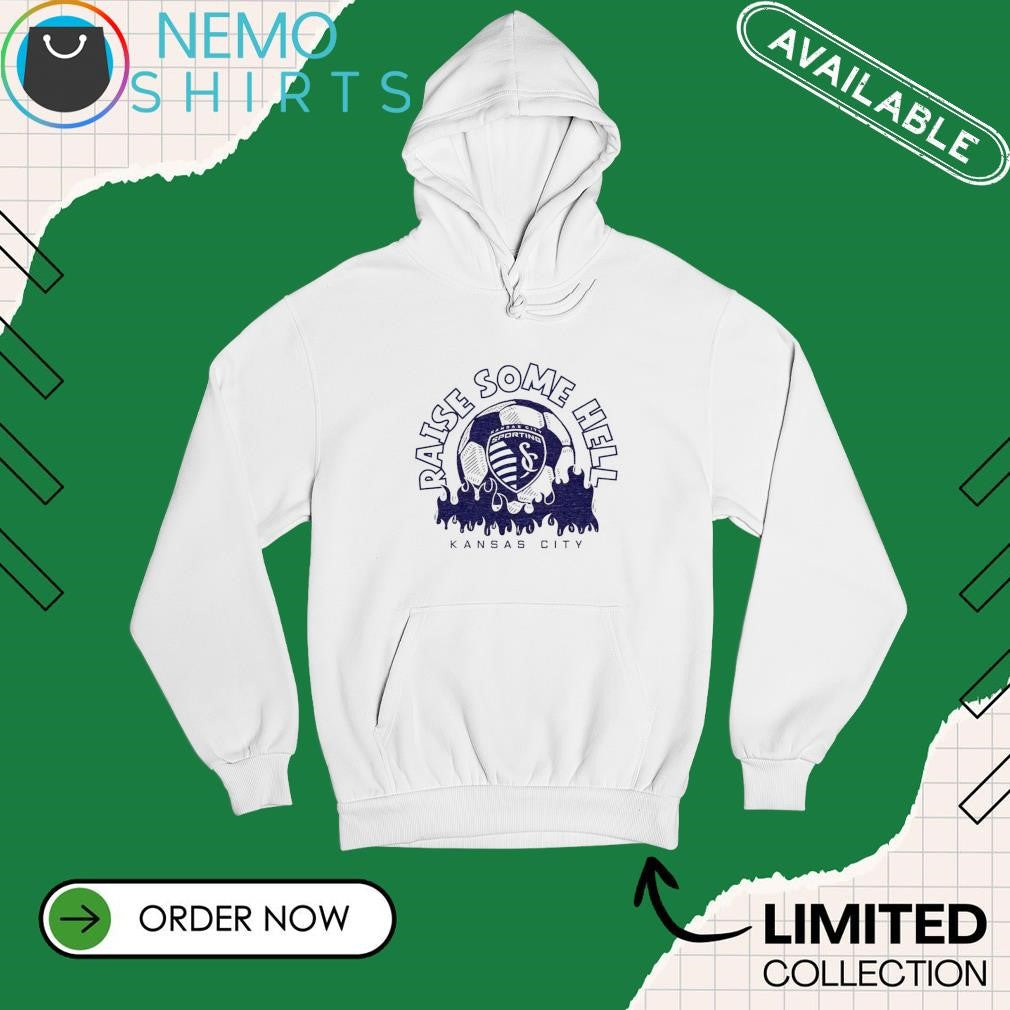 Sporting KC raise some hell - Adult & Kids T-Shirts, Sweatshirts & Hoodies apparel design preview 2
