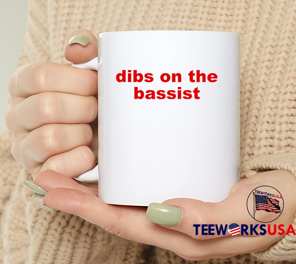 Dibs On The Bassist red letter - Adult & Kids T-Shirts, Sweatshirts & Hoodies apparel design preview 6