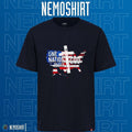 One nation under God US flag state map - Adult & Kids T-Shirts, Sweatshirts & Hoodies apparel design preview 1
