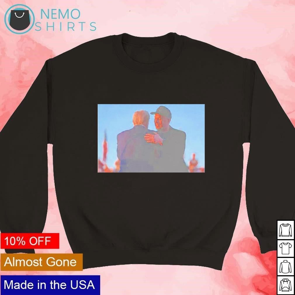 Elon Musk supports Trump at PA Rally - Adult & Kids T-Shirts, Sweatshirts & Hoodies apparel design preview 3