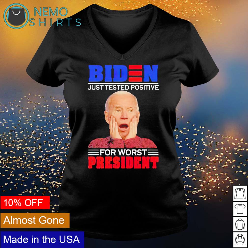 Home Alone Biden just tested positive for worst - Adult & Kids T-Shirts, Sweatshirts & Hoodies apparel design preview 5