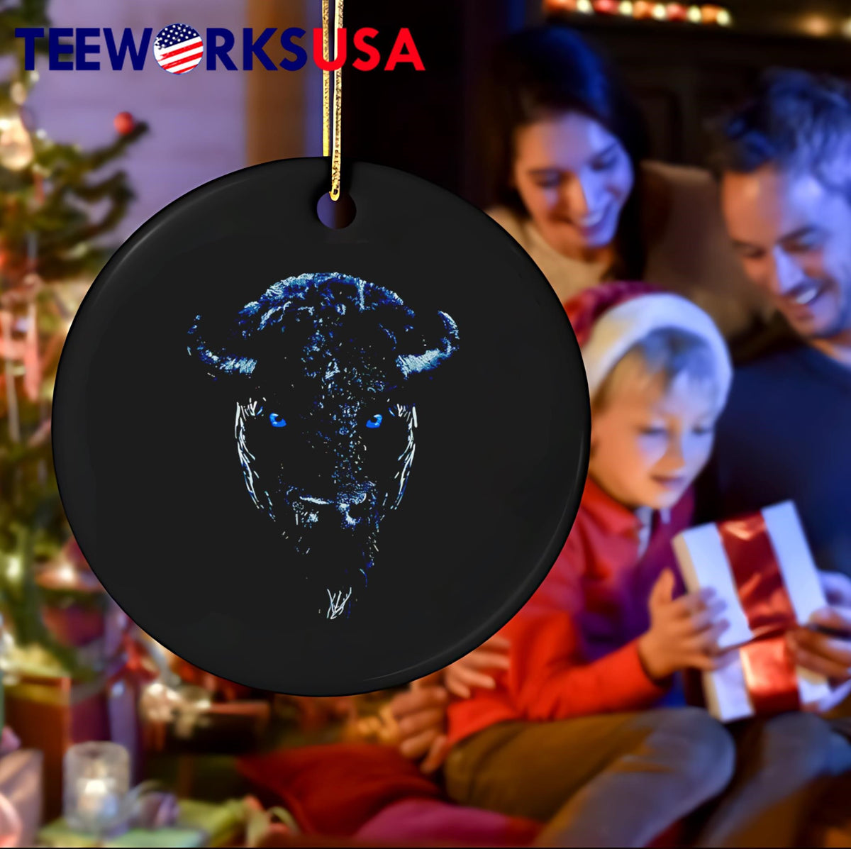 The Night Bison Buffalo Bills - Adult & Kids T-Shirts, Sweatshirts & Hoodies apparel design preview 4