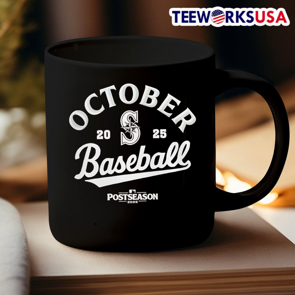 October baseball Seattle Mariners 2025 Postseason - Adult & Kids T-Shirts, Sweatshirts & Hoodies apparel design preview 3