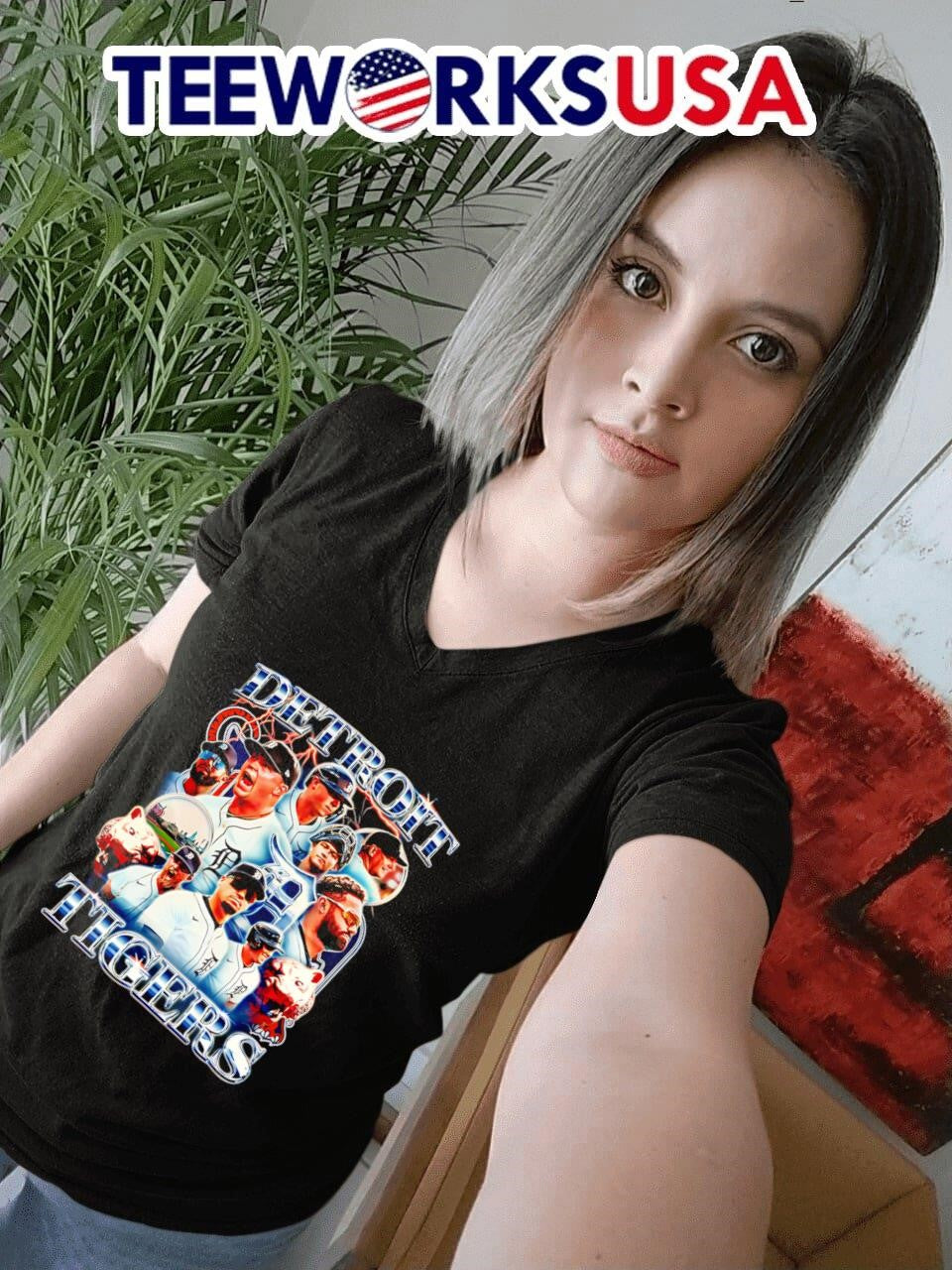 Detroit Tigers players graphic bootleg - Adult & Kids T-Shirts, Sweatshirts & Hoodies apparel design preview 7