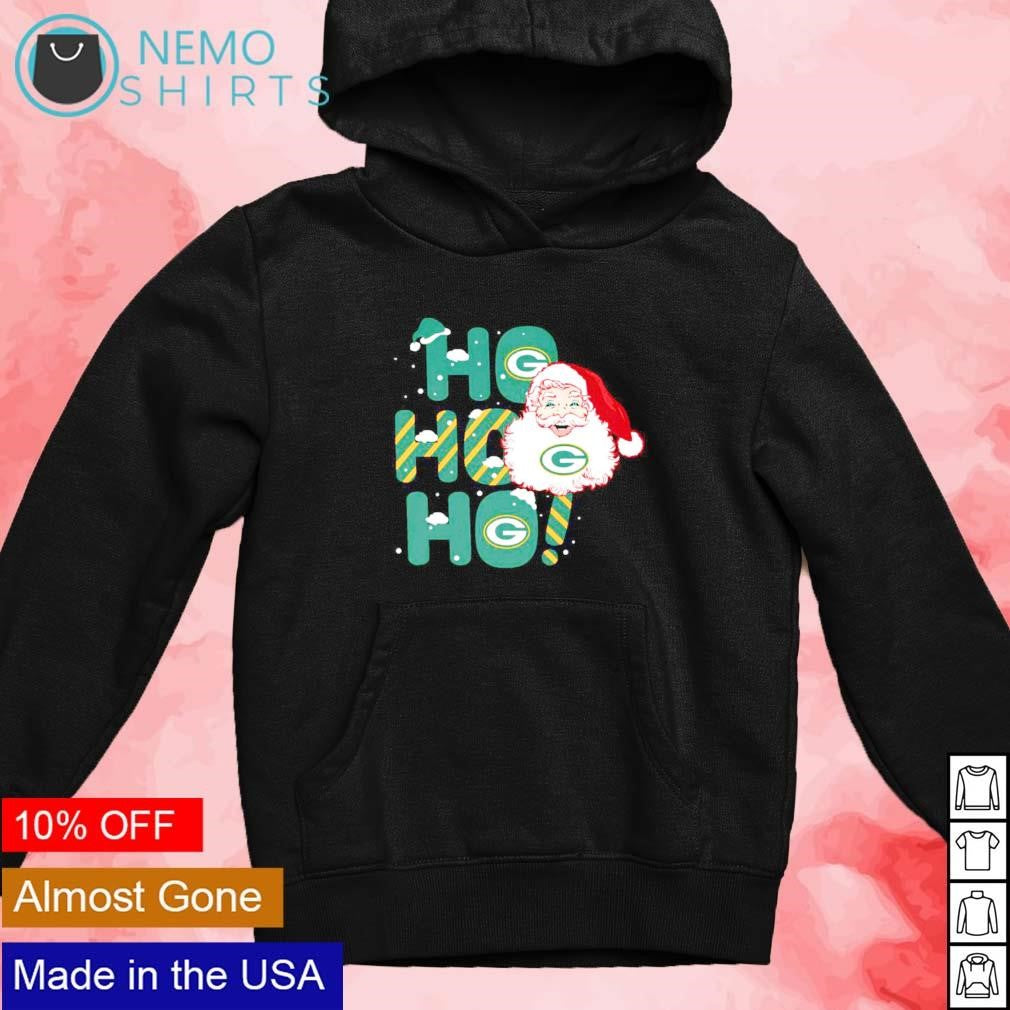 Santa Claus Green Bay Packers ho - Adult & Kids T-Shirts, Sweatshirts & Hoodies apparel design preview 2