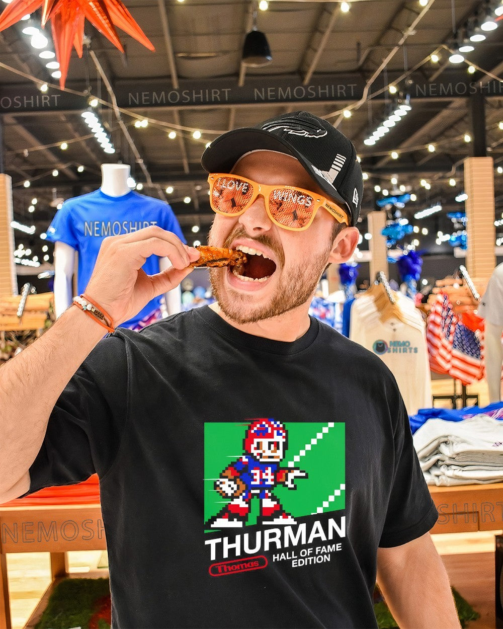 Thurman Thomas hall of fame edition Buffalo Bills - Adult & Kids T-Shirts, Sweatshirts & Hoodies apparel design preview 1