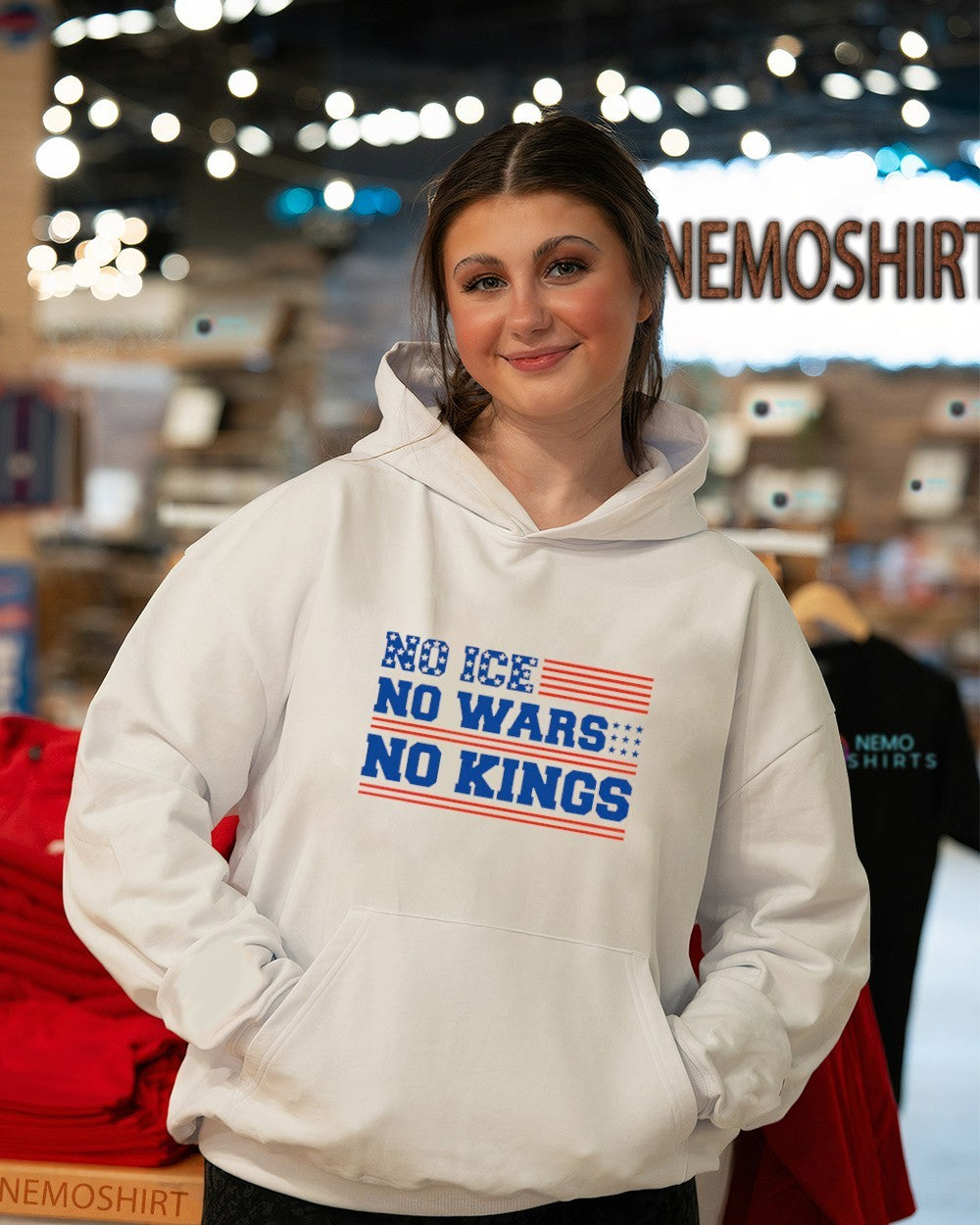 Unisex No ICE wars kings For Sale Ships Free - Adult & Kids T-Shirts, Sweatshirts & Hoodies apparel design preview 3