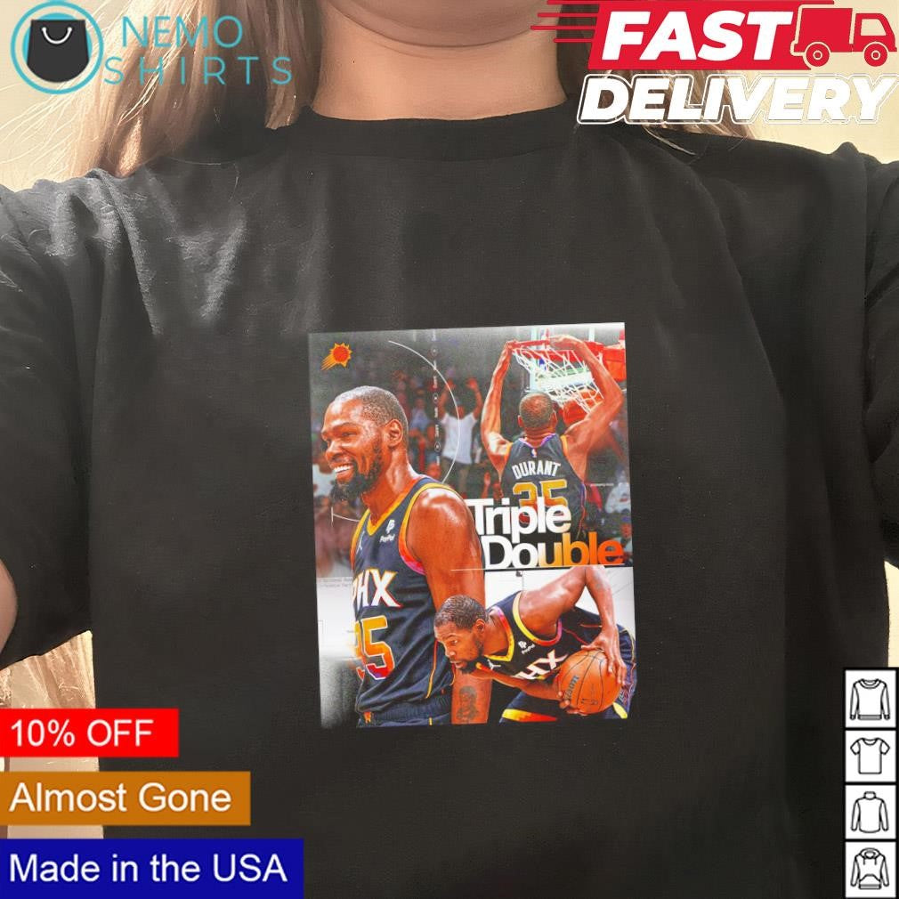 Kevin Durant Phoenix Suns triple double - Adult & Kids T-Shirts, Sweatshirts & Hoodies apparel design preview 3
