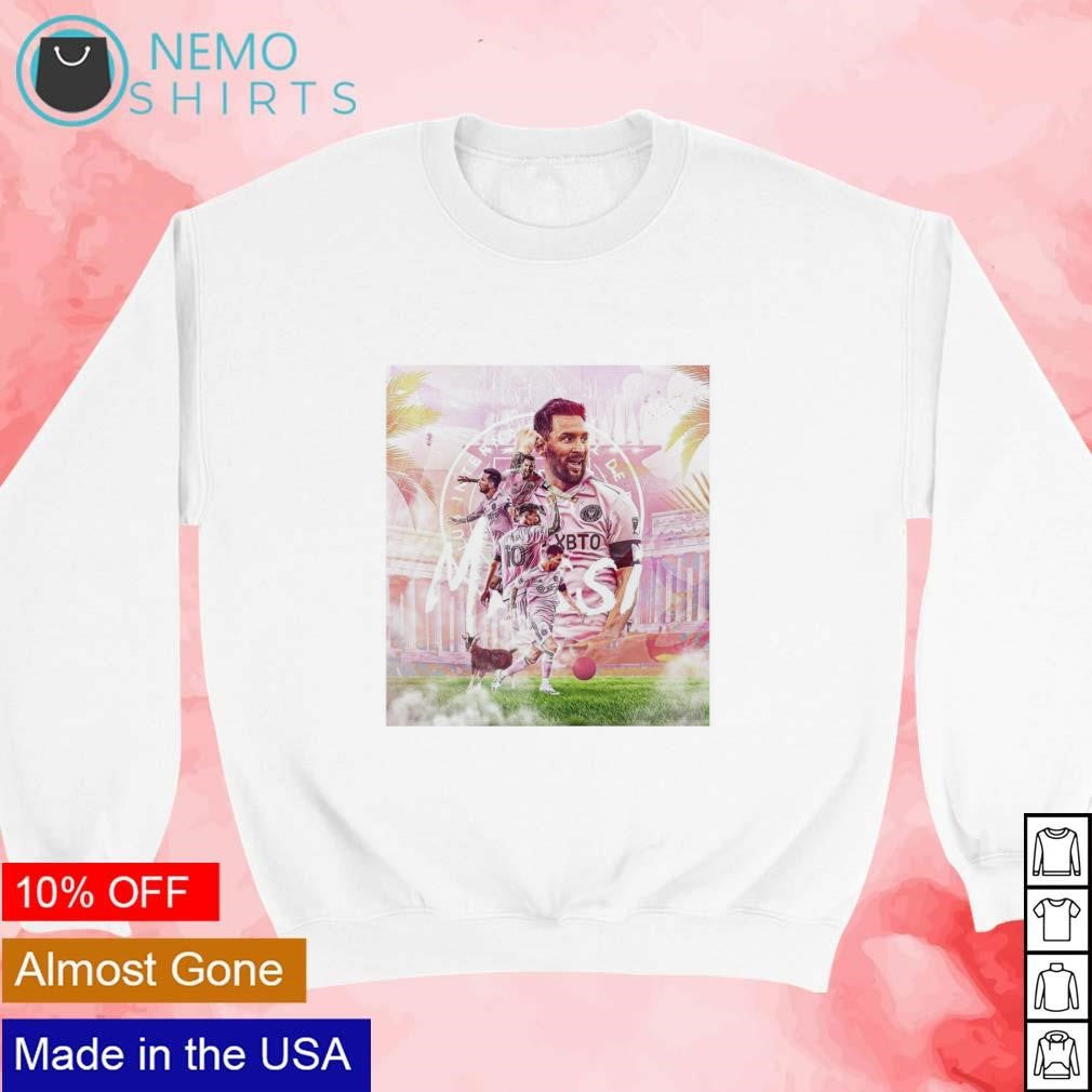 Lionel Messi Goat Inter Miami FC champion - Adult & Kids T-Shirts, Sweatshirts & Hoodies apparel design preview 3