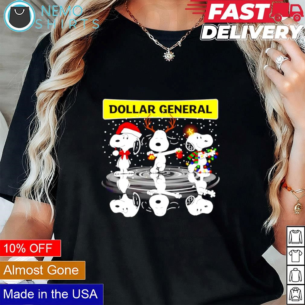 Dollar General Snoopy Christmas - Adult & Kids T-Shirts, Sweatshirts & Hoodies apparel design preview 1