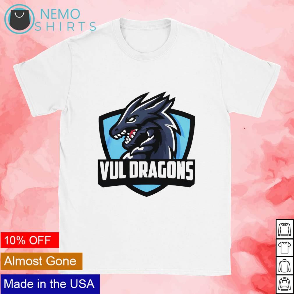 VUL Dragons football logo - Adult & Kids T-Shirts, Sweatshirts & Hoodies apparel design preview 1