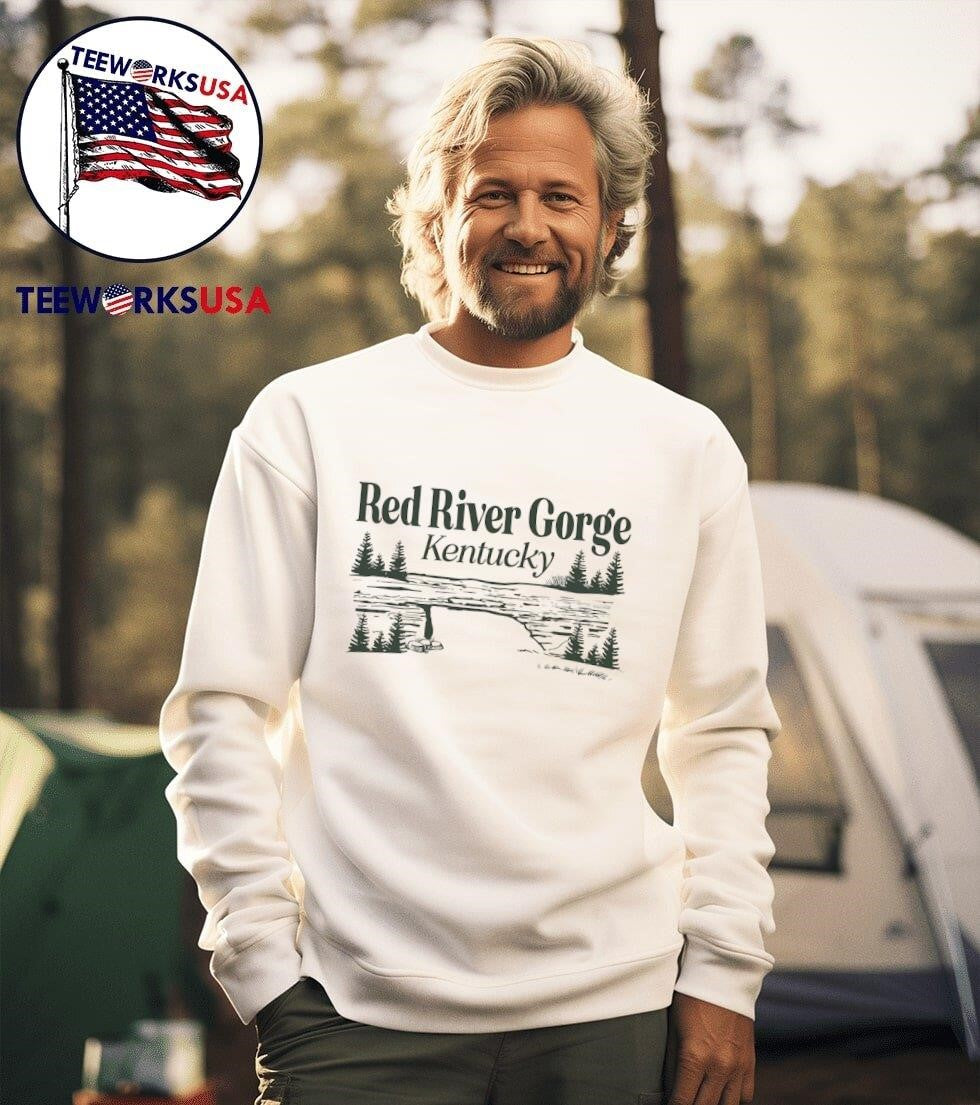 The Red River Gorge Arches Kentucky - Adult & Kids T-Shirts, Sweatshirts & Hoodies apparel design preview 3