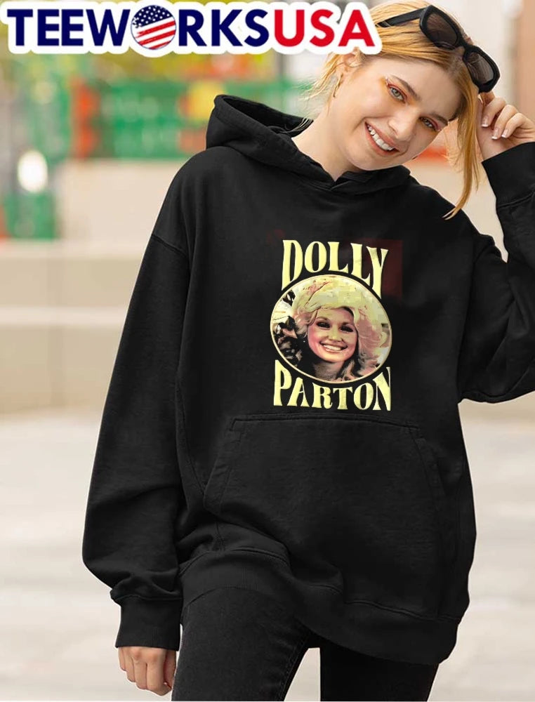 Dolly Parton Vintage Blonde Singer Circle Photo - Adult & Kids T-Shirts, Sweatshirts & Hoodies apparel design preview 4