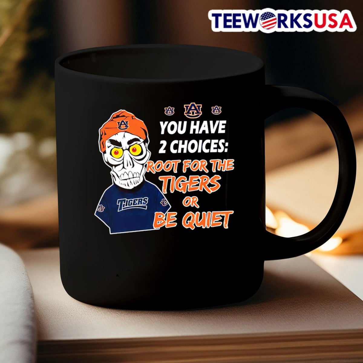 Auburn Achmed you have 2 choices root for the Tigers - Adult & Kids T-Shirts, Sweatshirts & Hoodies apparel design preview 3