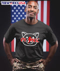 Oink Garrett Stubbs Pig - Adult & Kids T-Shirts, Sweatshirts & Hoodies apparel design preview 1