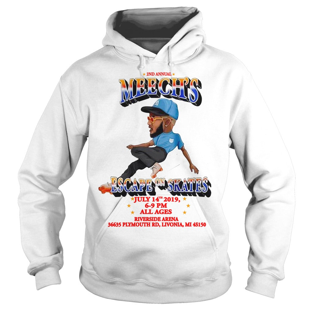 2nd Annual Meech's Escape On Skater July 14 2019 - Adult & Kids T-Shirts, Sweatshirts & Hoodies apparel design preview 4