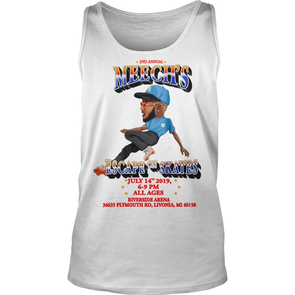 2nd Annual Meech's Escape On Skater July 14 2019 - Adult & Kids T-Shirts, Sweatshirts & Hoodies apparel design preview 3