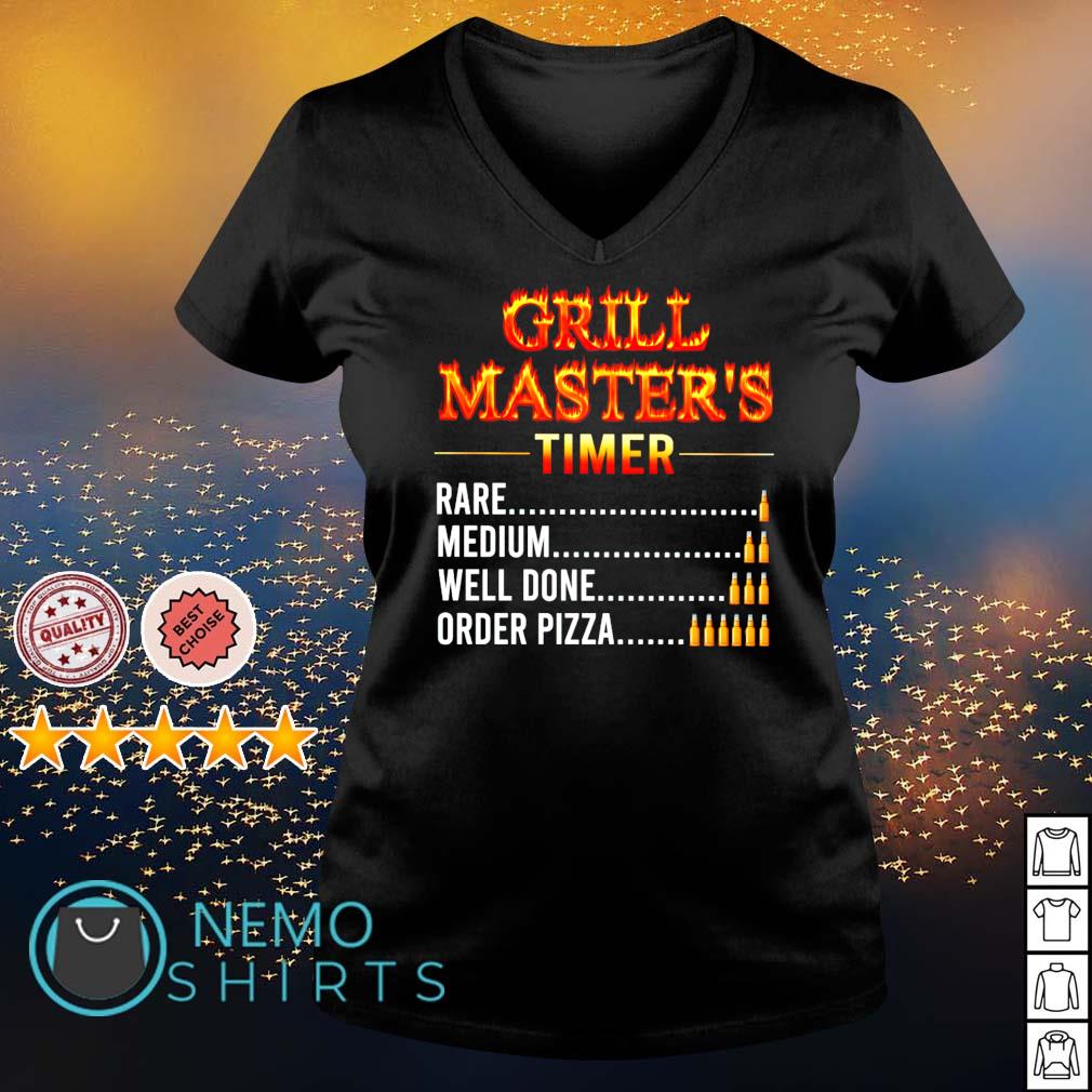 Grill master's timer rare medium well done order - Adult & Kids T-Shirts, Sweatshirts & Hoodies apparel design preview 5