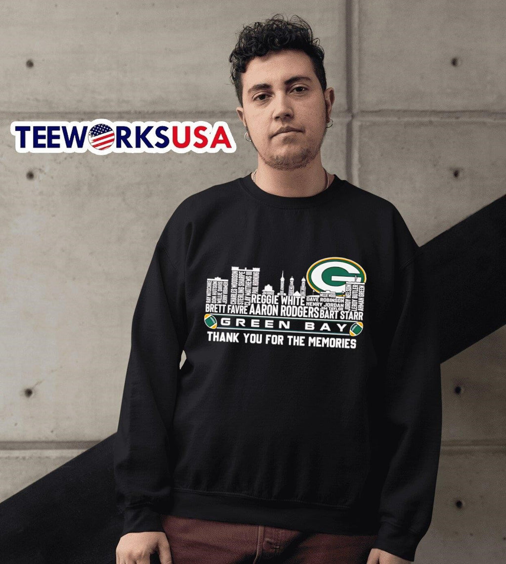 Skyline city Green Bay thank you for the memories - Adult & Kids T-Shirts, Sweatshirts & Hoodies apparel design preview 6