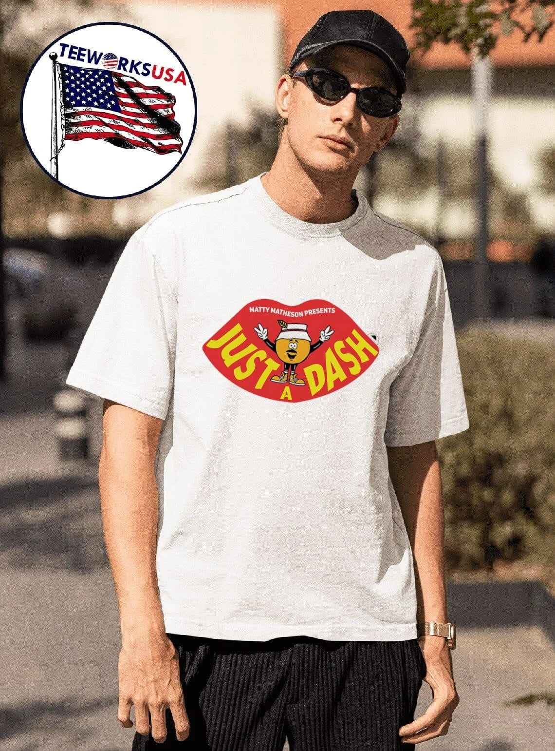Matty Matheson Presents Just A Dash Character - Adult & Kids T-Shirts, Sweatshirts & Hoodies apparel design preview 1