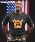 Fire dept Tennessee Volunteers baseball - Adult & Kids T-Shirts, Sweatshirts & Hoodies apparel design preview 1