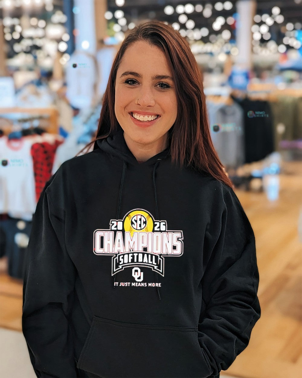 Oklahoma Sooners softball 2026 SEC Regular Season - Adult & Kids T-Shirts, Sweatshirts & Hoodies apparel design preview 3