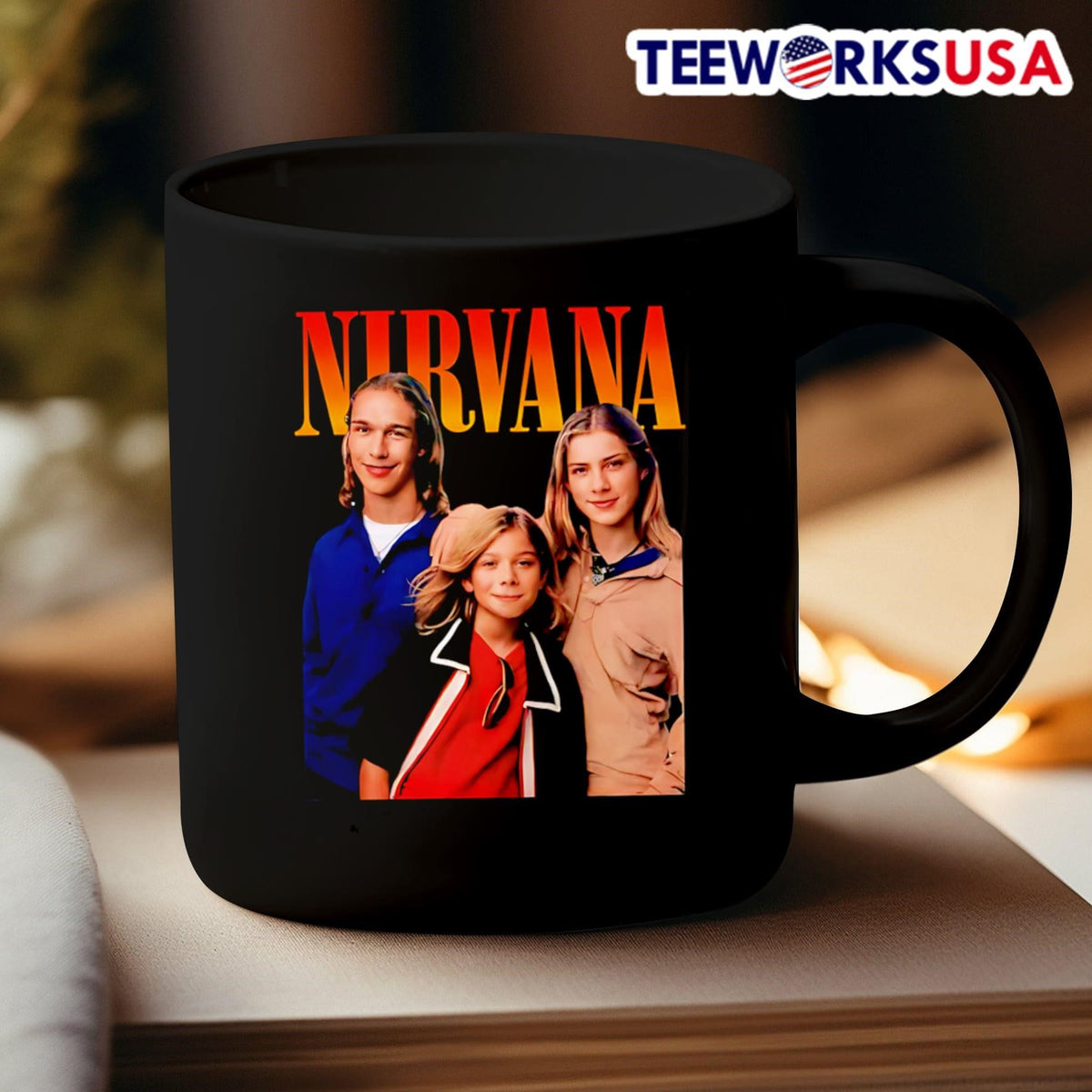 Nirvana Smells Like Hanson Bros - Adult & Kids T-Shirts, Sweatshirts & Hoodies apparel design preview 3