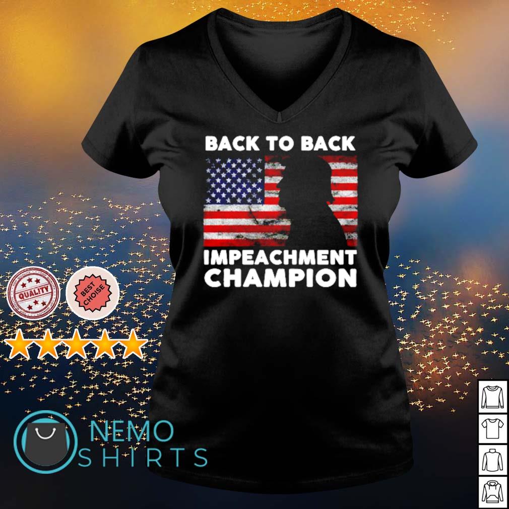 Trump back to impeachment champion - Adult & Kids T-Shirts, Sweatshirts & Hoodies apparel design preview 5