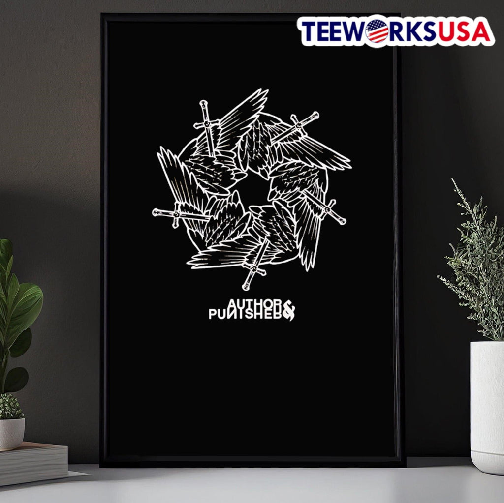 Author and Punisher Winged Circle - Adult & Kids T-Shirts, Sweatshirts & Hoodies apparel design preview 5
