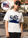 Minnesota Timberwolves Target center city skyline - Adult & Kids T-Shirts, Sweatshirts & Hoodies apparel design preview 1